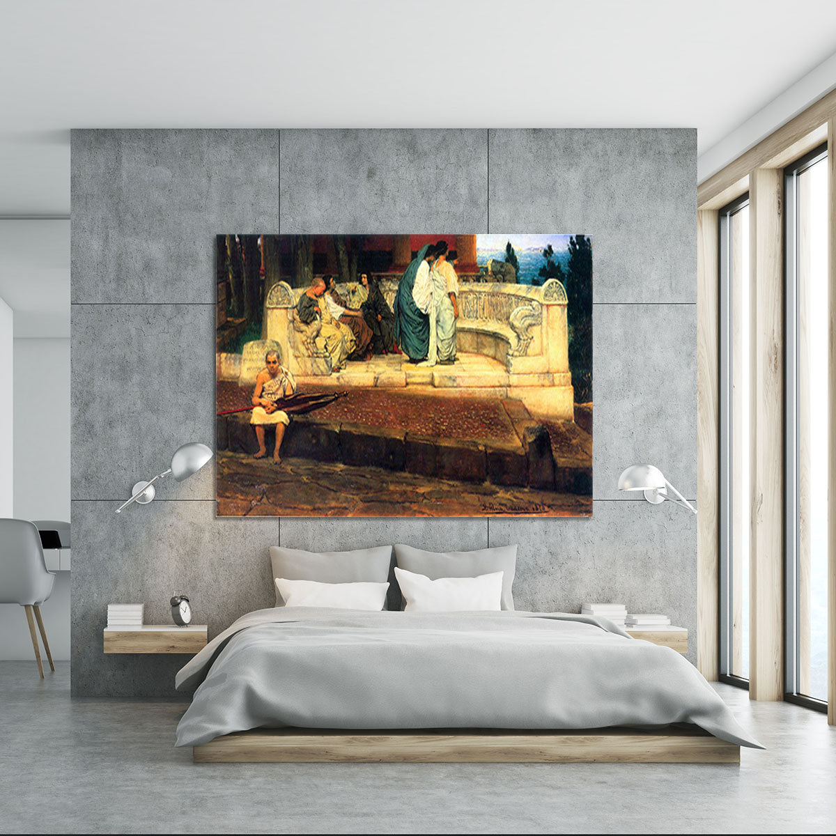 A Exedra by Alma Tadema Canvas Print or Poster - Canvas Art Rocks - 5