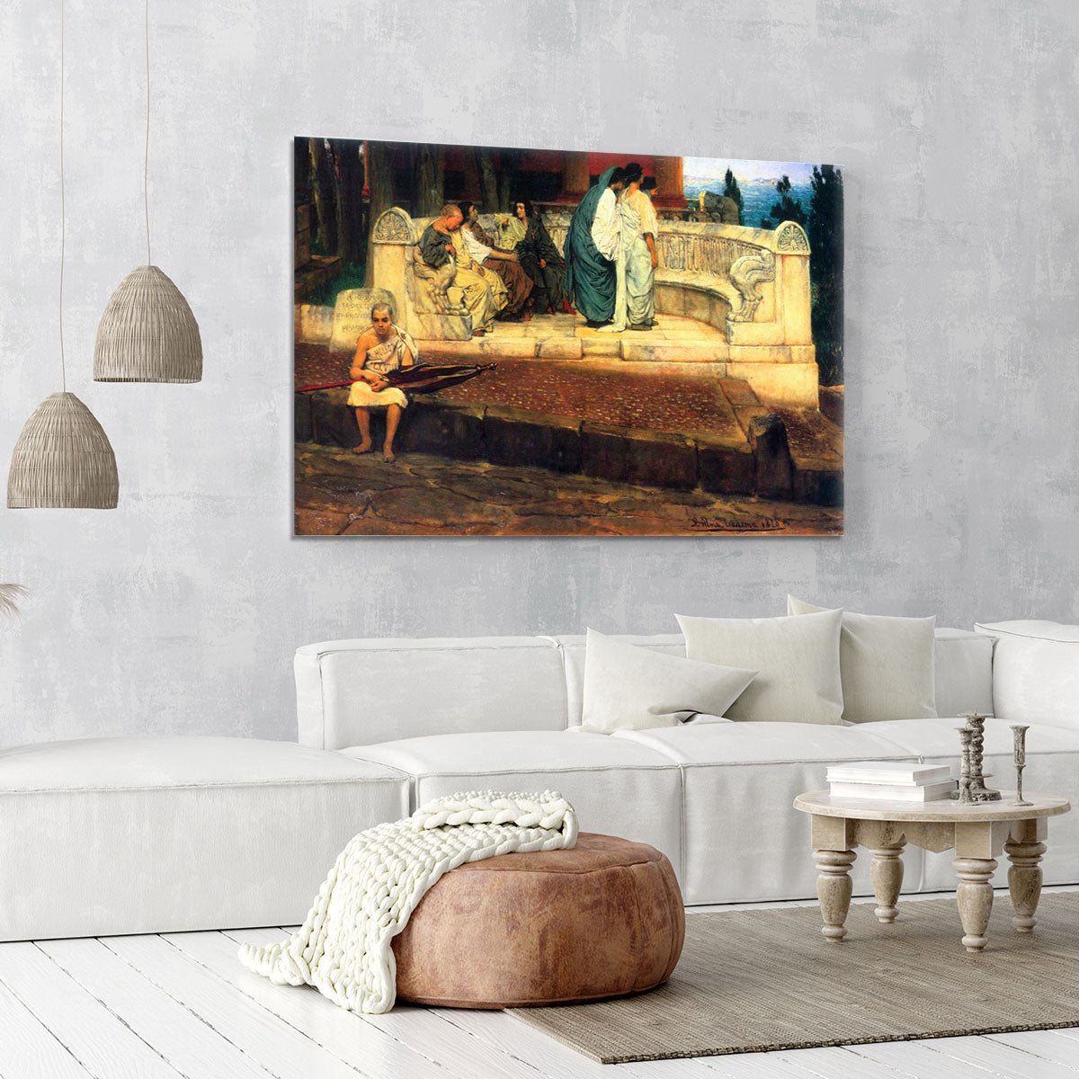 A Exedra by Alma Tadema Canvas Print or Poster - Canvas Art Rocks - 6