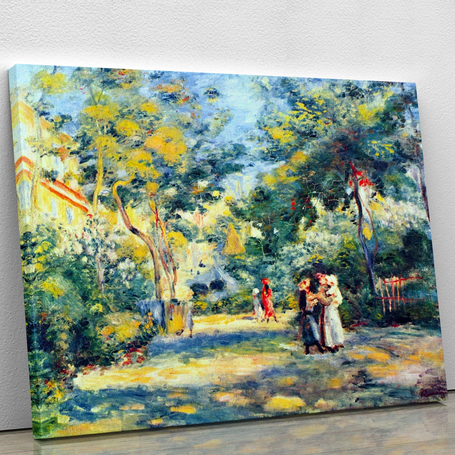 A Garden in Montmartre by Renoir Canvas Print or Poster - Canvas Art Rocks - 1