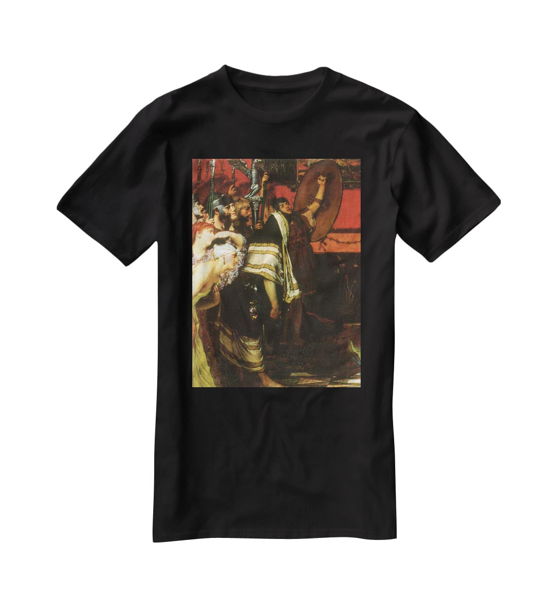 A Roman conqueror detail 1 by Alma Tadema T-Shirt - Canvas Art Rocks - 1