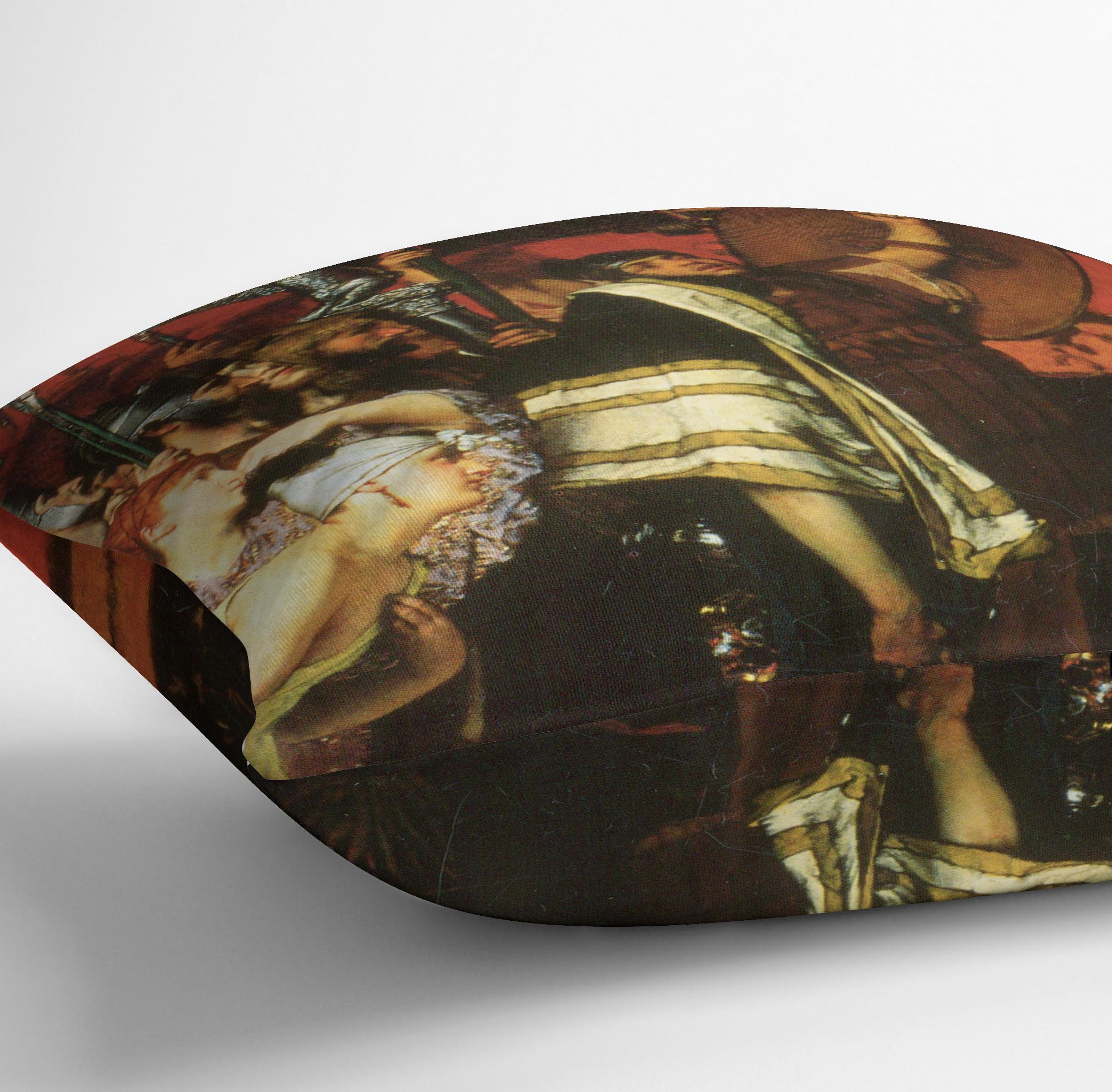 A Roman conqueror detail 1 by Alma Tadema Cushion - Canvas Art Rocks - 3