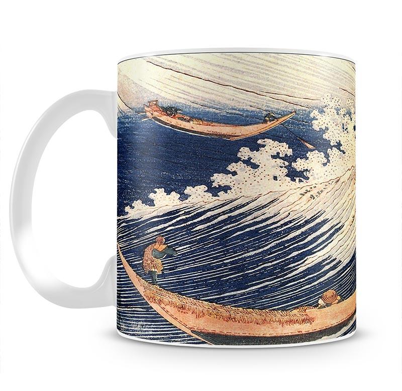 A Wild Sea at Choshi by Hokusai Mug - Canvas Art Rocks - 2
