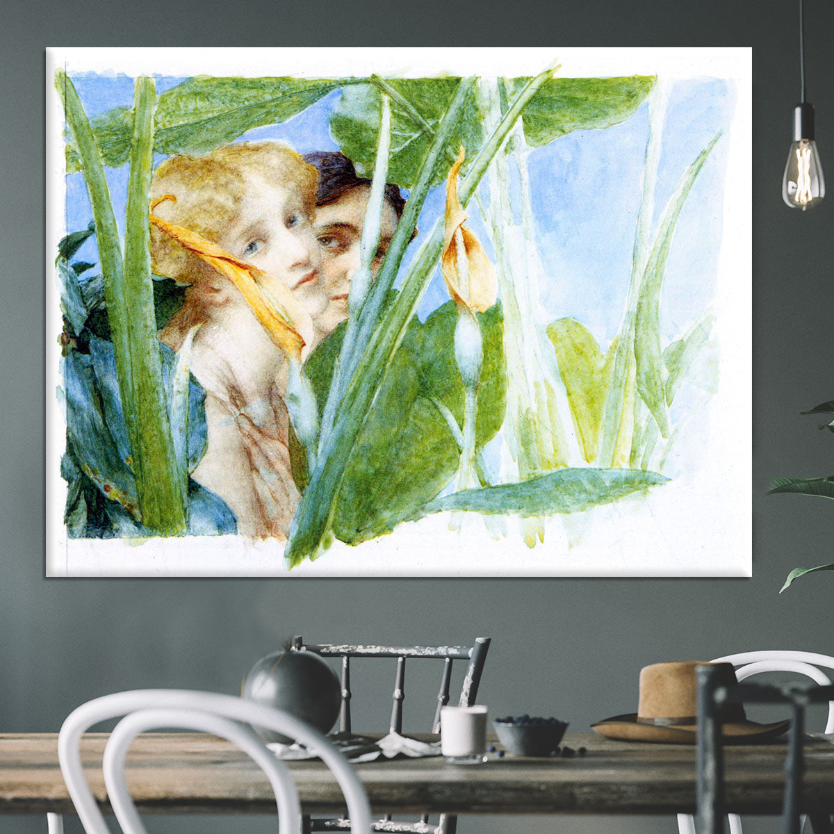 A beautiful flowe by Alma Tadema Canvas Print or Poster - Canvas Art Rocks - 3