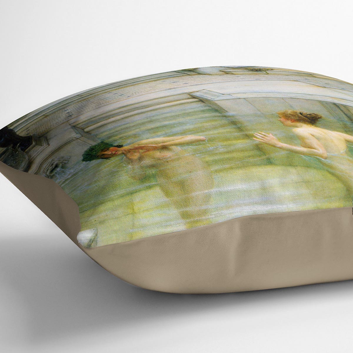 A favorite tradition by Alma Tadema Cushion - Canvas Art Rocks - 2