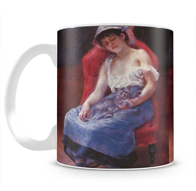 A girl asleep by Renoir Mug - Canvas Art Rocks - 2
