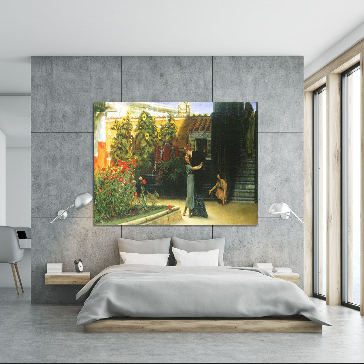 A warm welcome by Alma Tadema Canvas Print or Poster - Canvas Art Rocks - 5