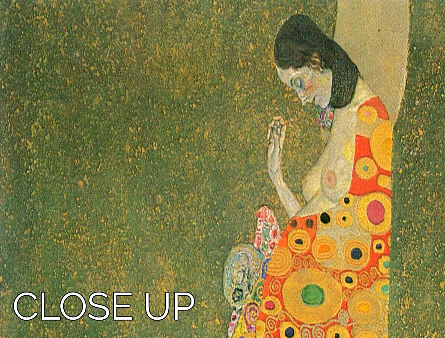 Abandoned Hope by Klimt 3 Split Panel Canvas Print - Canvas Art Rocks - 3