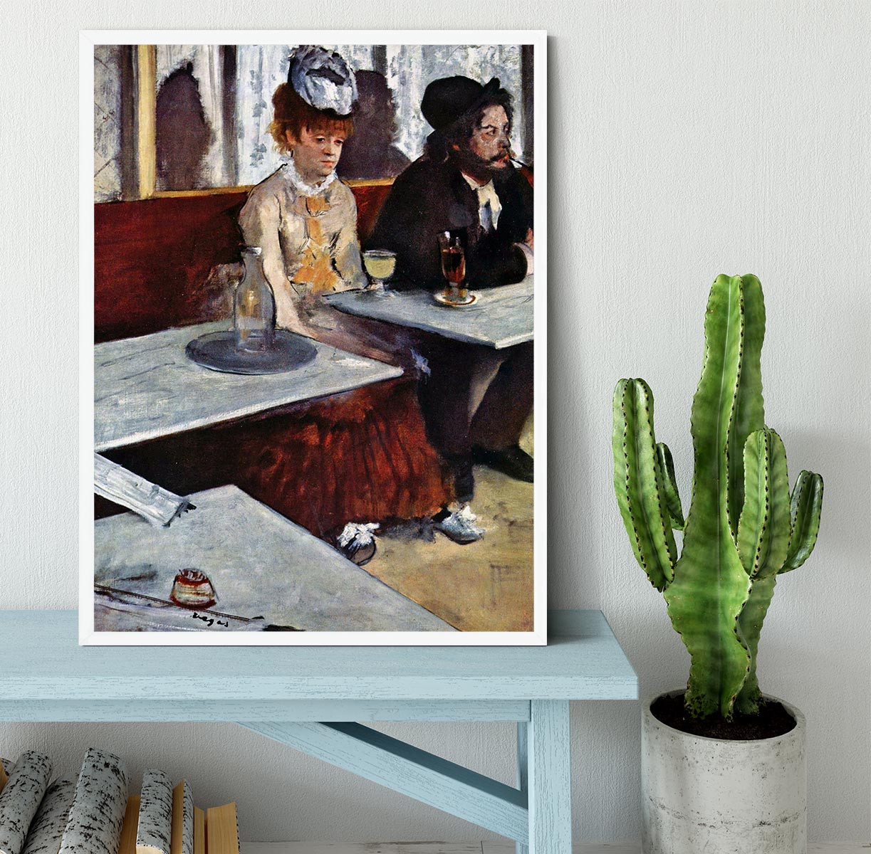 Absinthe by Degas Framed Print - Canvas Art Rocks -6