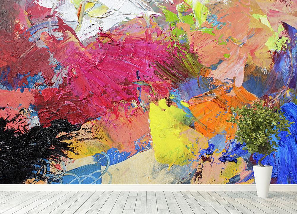 Abstract art Wall Mural Wallpaper - Canvas Art Rocks - 4