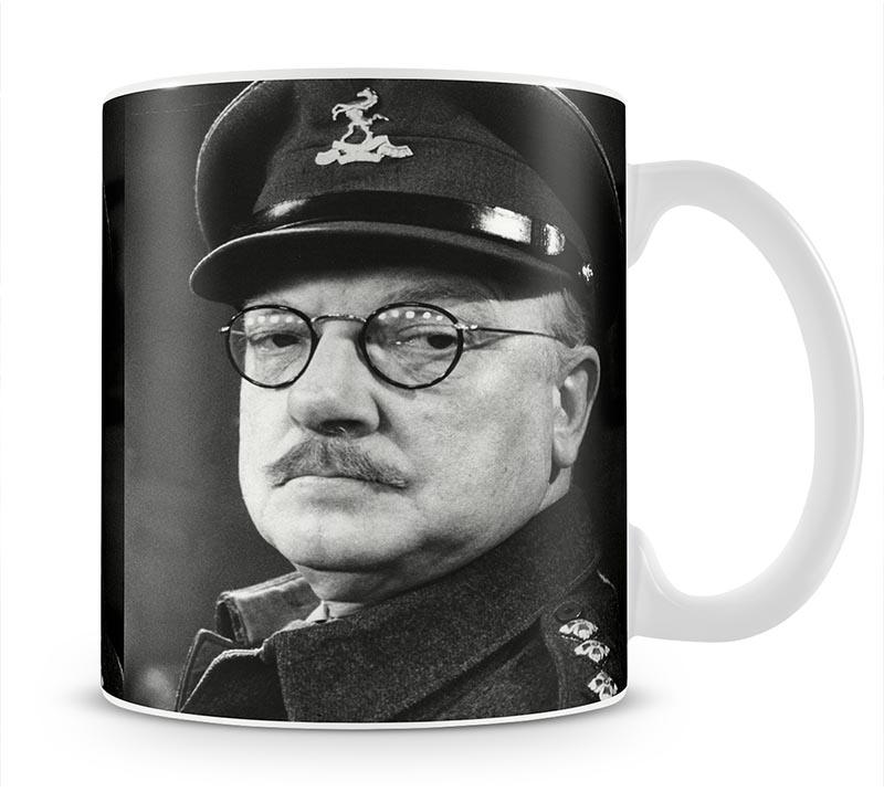 Actor Arthur Lowe as Captain Mainwaring Mug - Canvas Art Rocks - 1