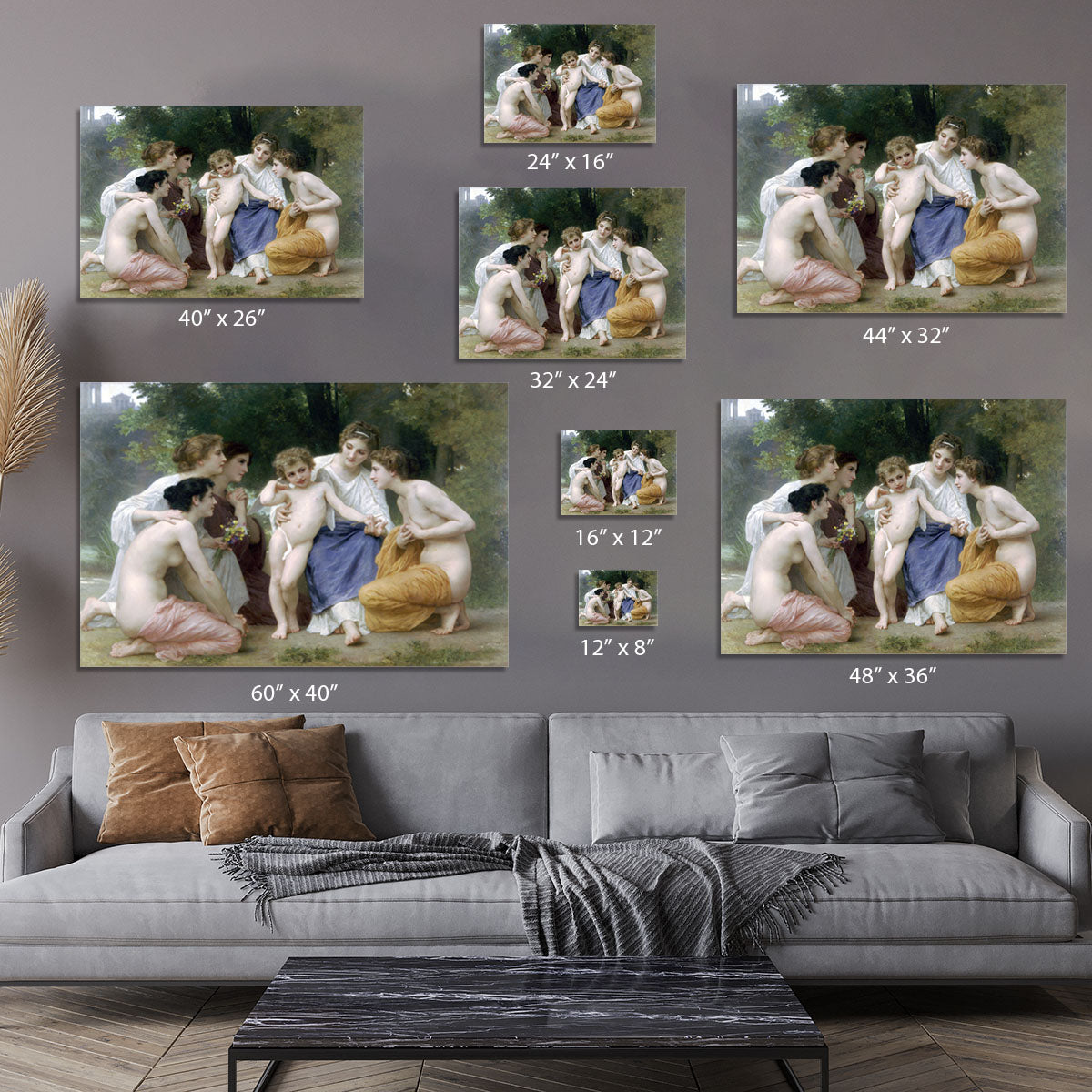 Admiration By Bouguereau Canvas Print or Poster - Canvas Art Rocks - 7