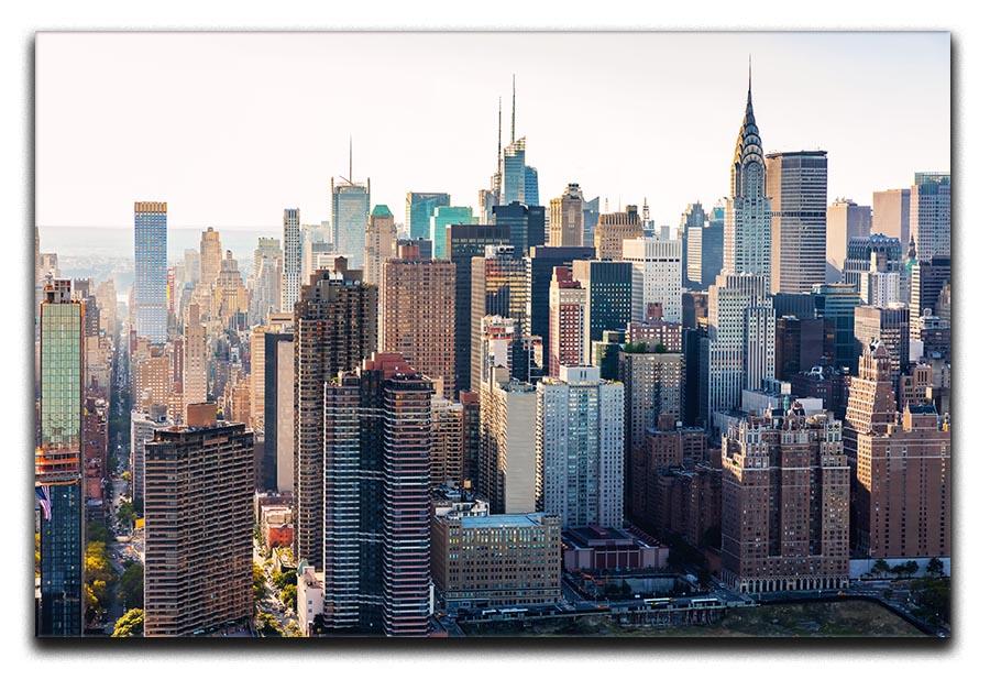 Aerial view of the New York City Canvas Print or Poster - Canvas Art Rocks - 1