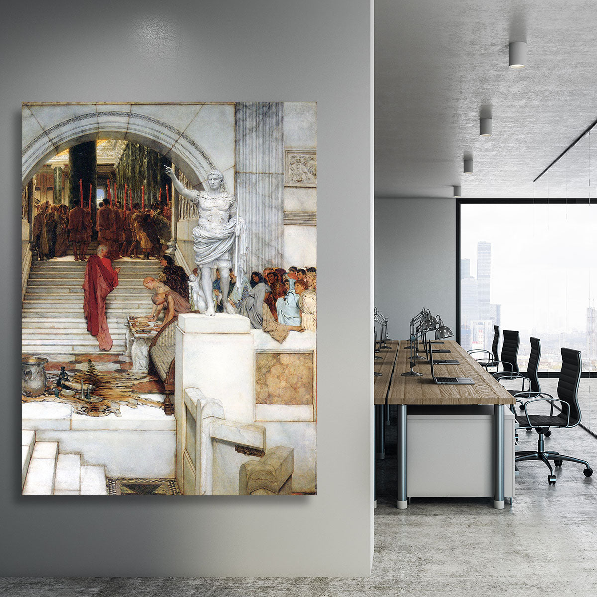 After the Audience by Alma Tadema Canvas Print or Poster - Canvas Art Rocks - 3