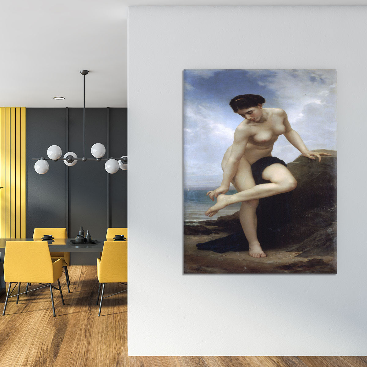 After the Bath By Bouguereau Canvas Print or Poster - Canvas Art Rocks - 4