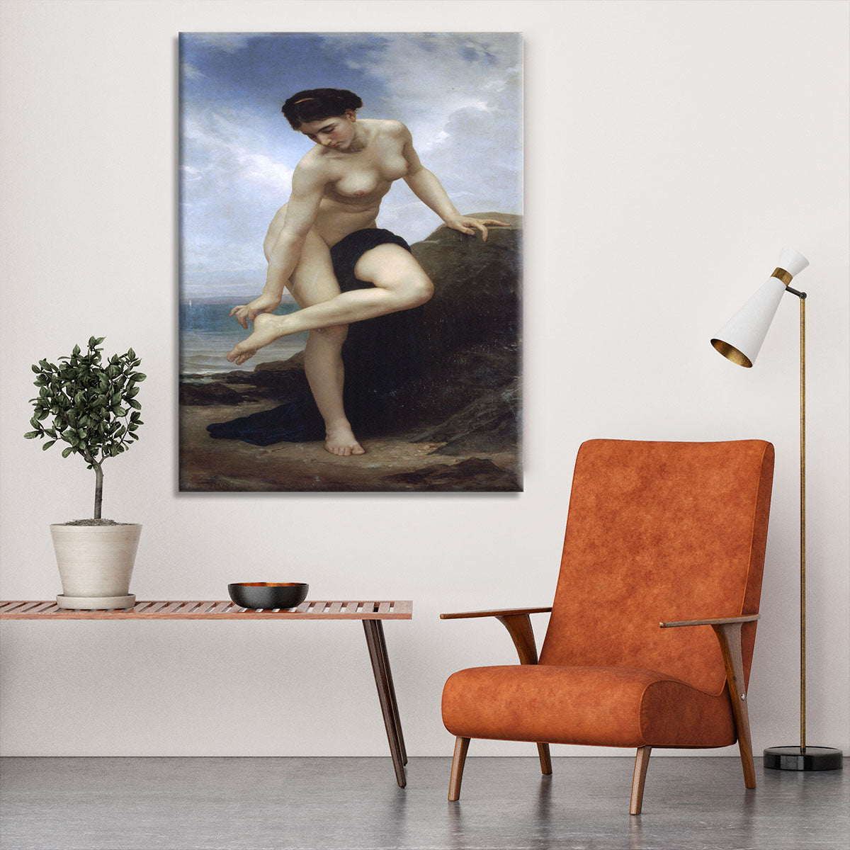 After the Bath By Bouguereau Canvas Print or Poster - Canvas Art Rocks - 6