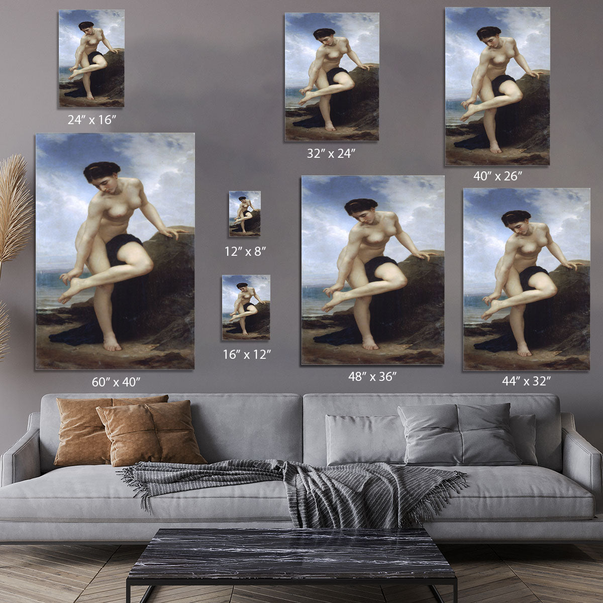 After the Bath By Bouguereau Canvas Print or Poster - Canvas Art Rocks - 7