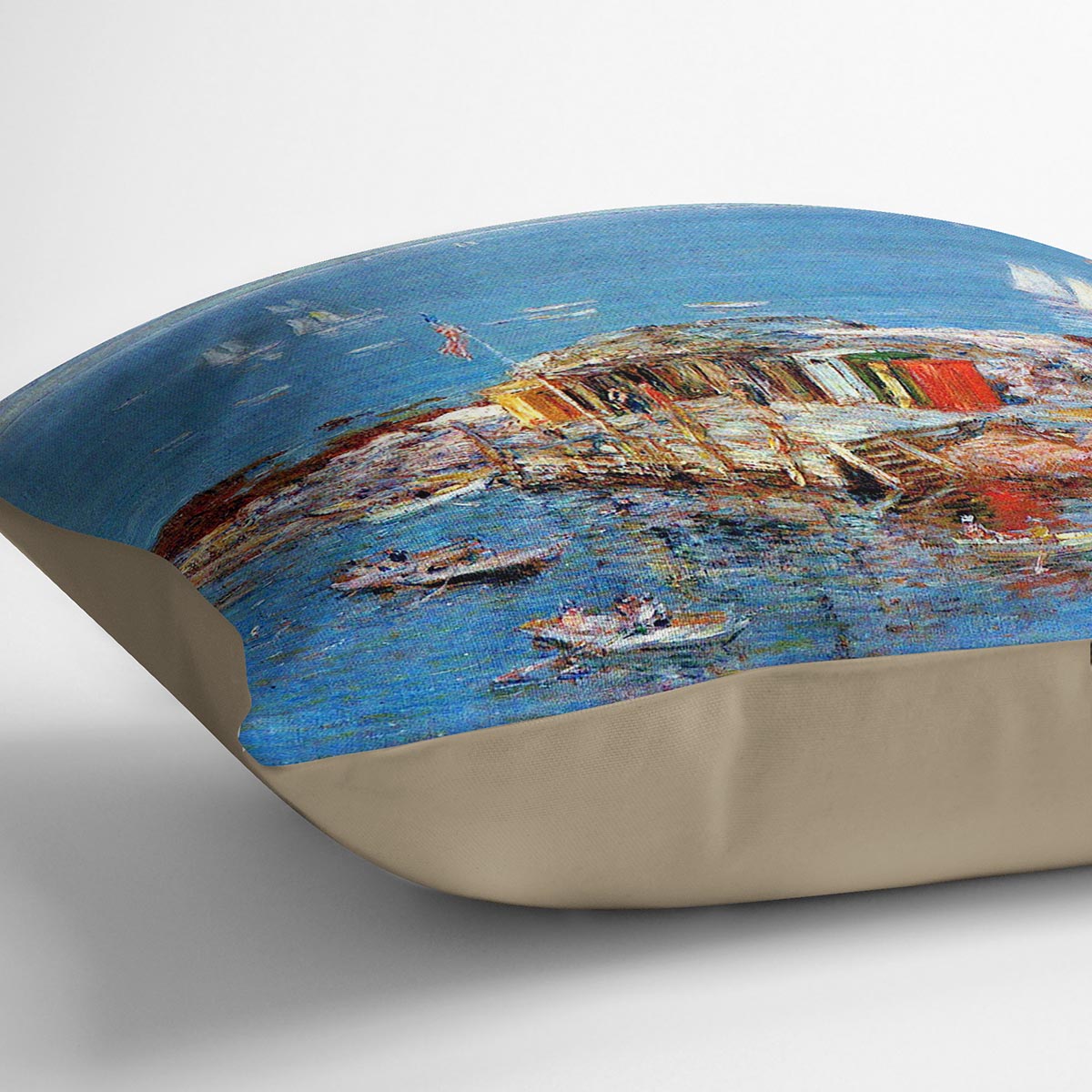 Afternoon in August Appledore by Hassam Cushion - Canvas Art Rocks - 2