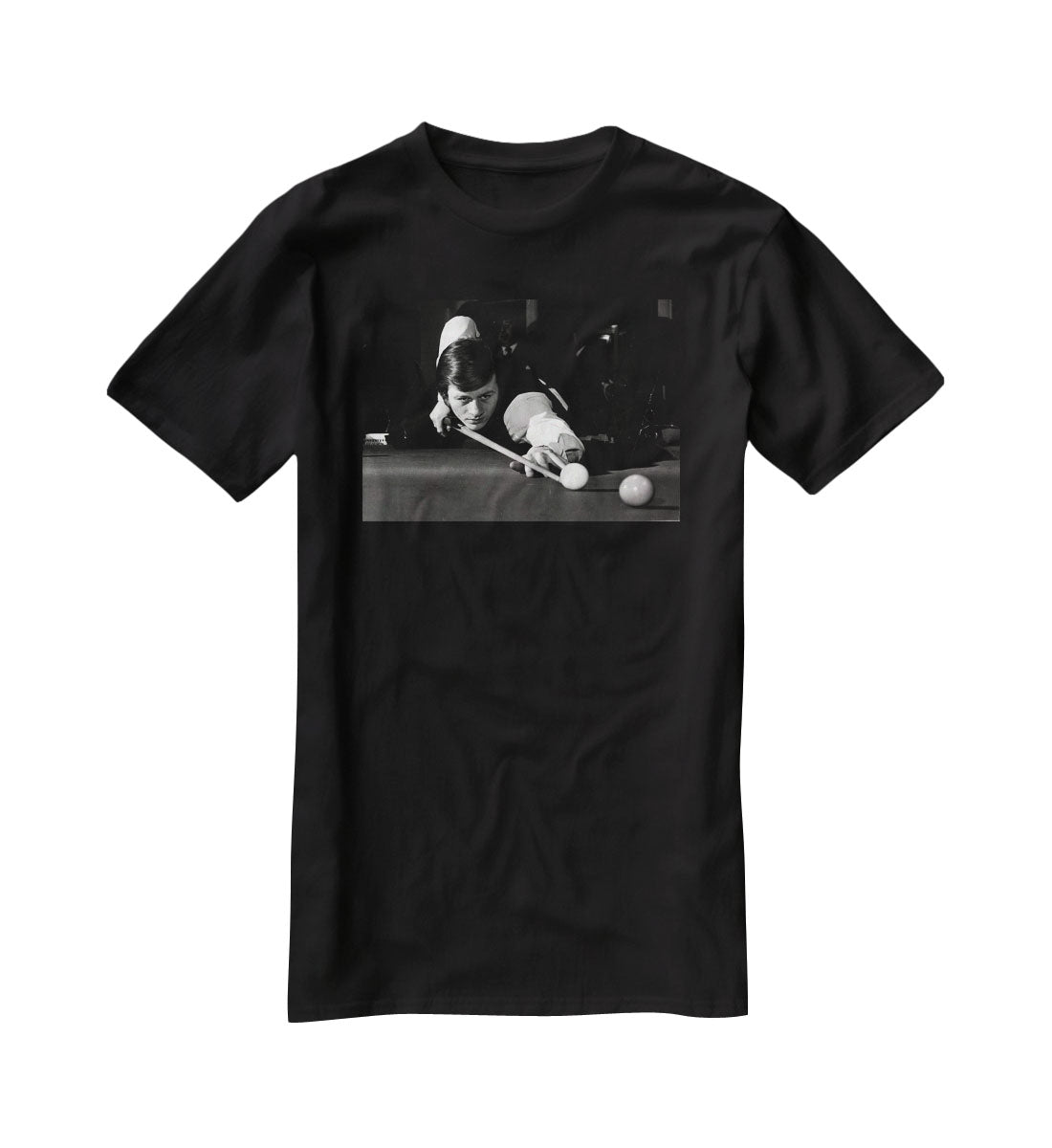 Alex Hurricane Higgins 1972 T-Shirt - Canvas Art Rocks - 1