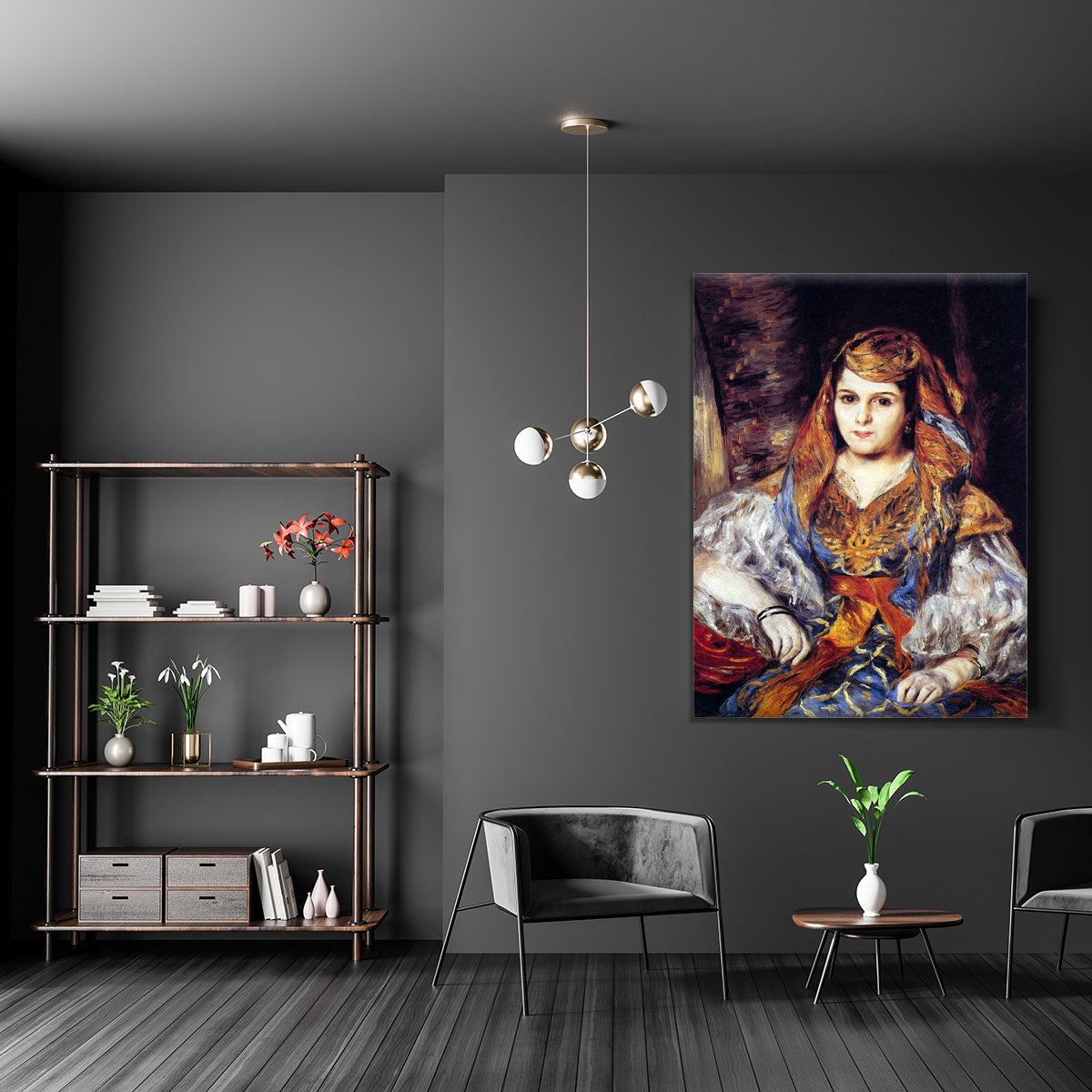 Algerian Woman by Renoir Canvas Print or Poster - Canvas Art Rocks - 5
