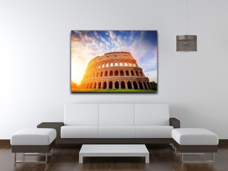 Amphitheatre in sunrise light Canvas Print or Poster - Canvas Art Rocks - 4