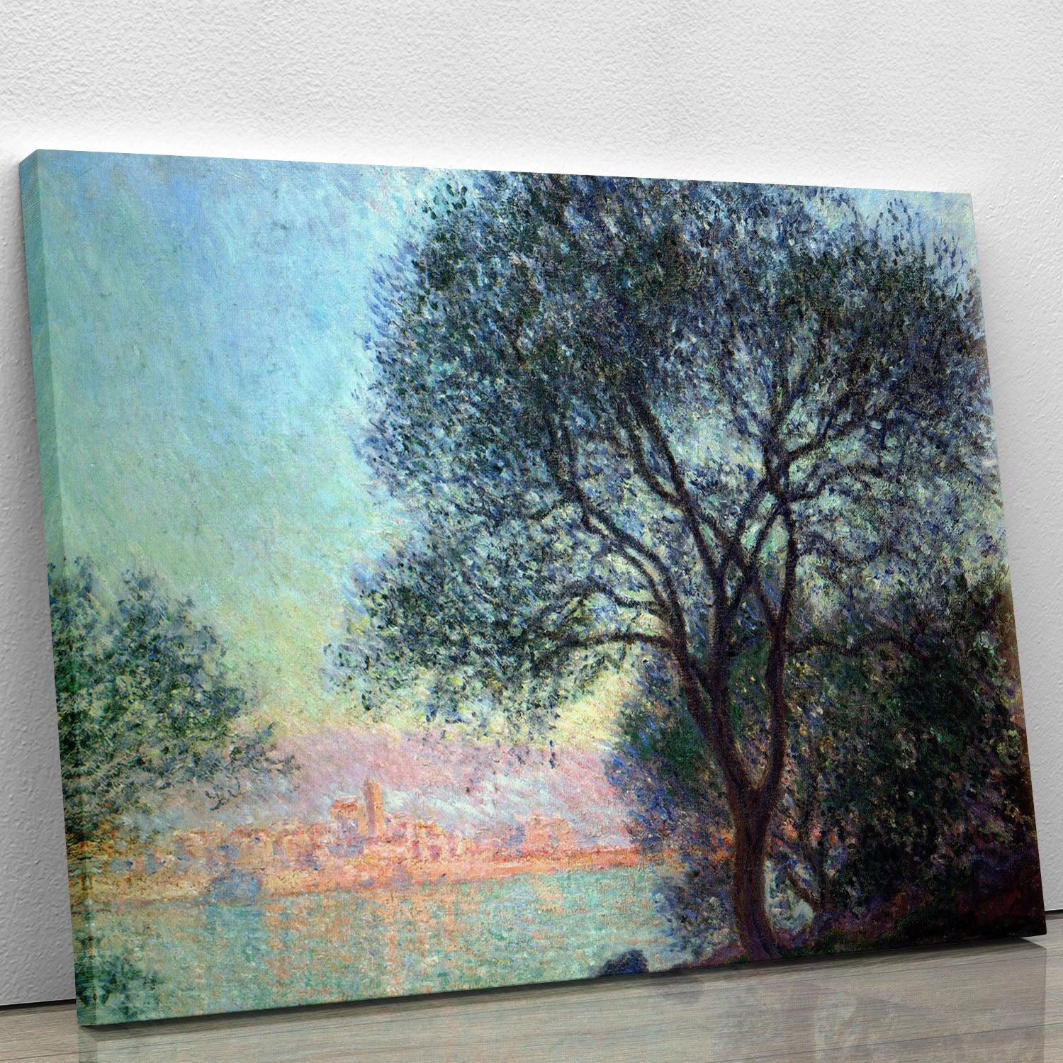 Antibes seen from La Salis by Monet Canvas Print or Poster - Canvas Art Rocks - 1