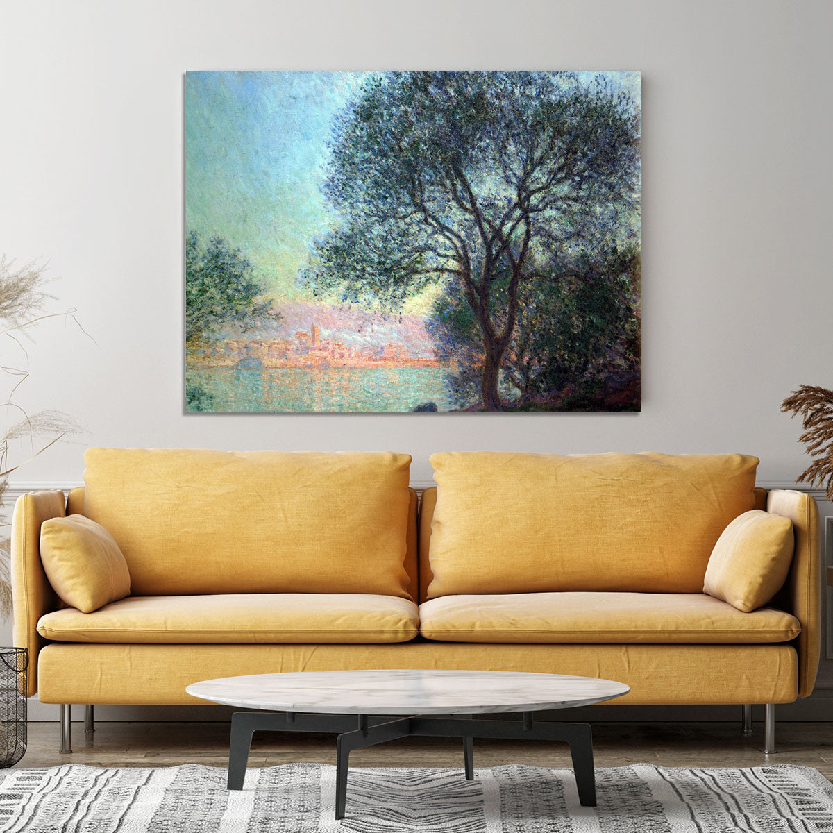 Antibes seen from La Salis by Monet Canvas Print or Poster - Canvas Art Rocks - 4