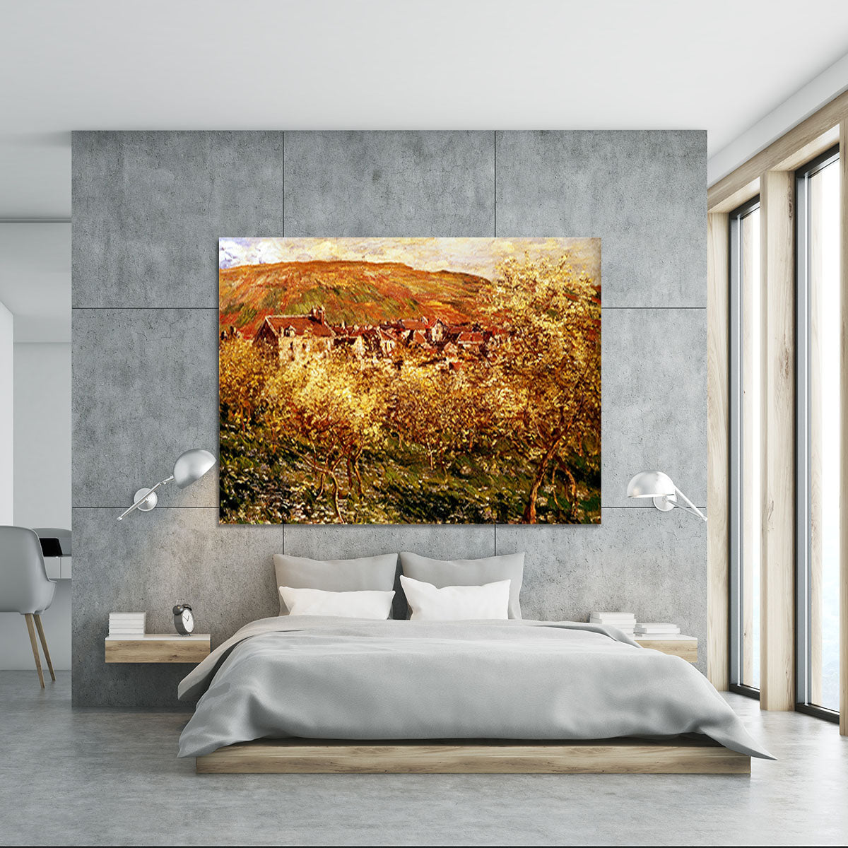 Apple Trees In Blossom by Monet Canvas Print or Poster - Canvas Art Rocks - 5