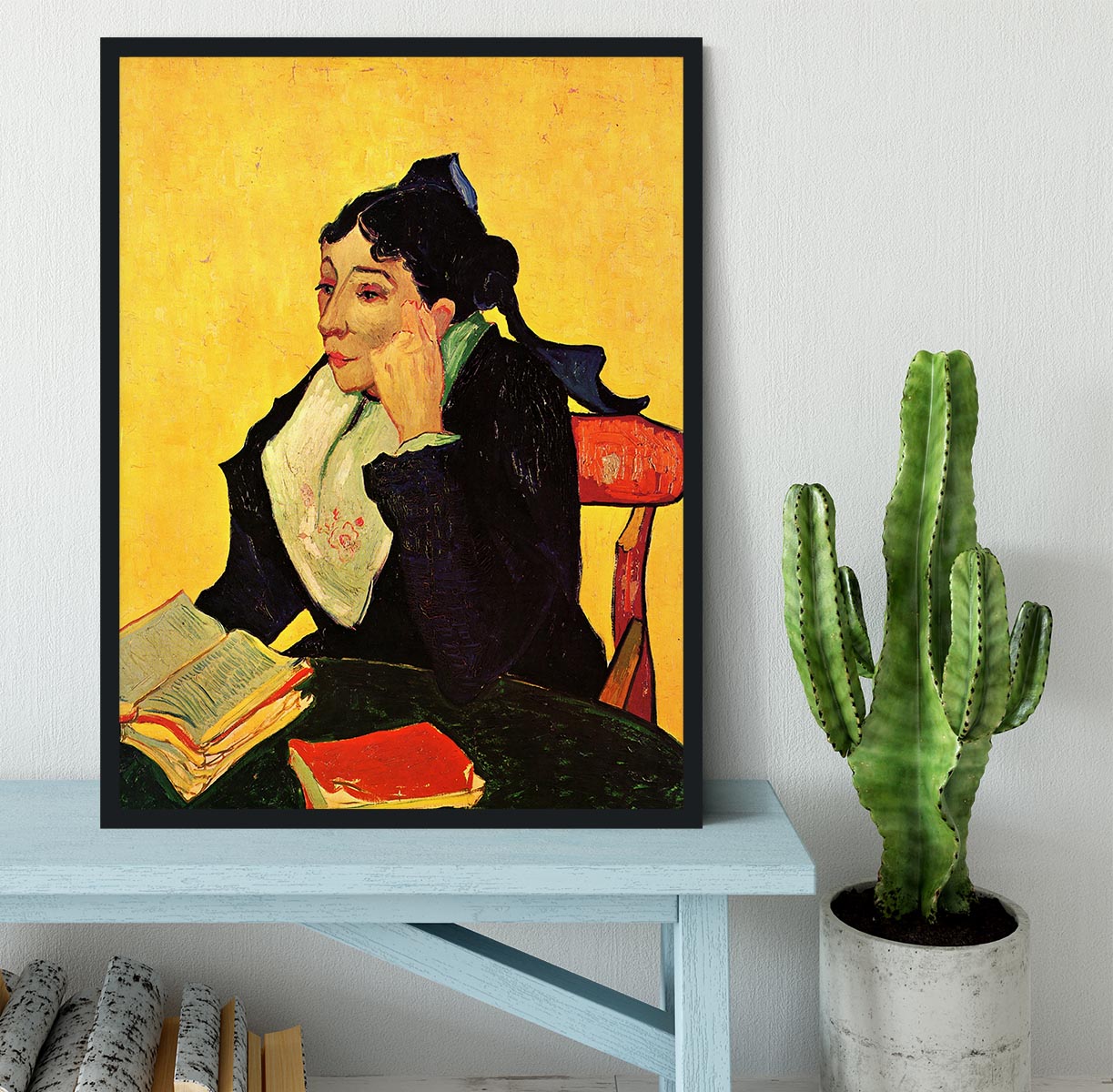 Arlesienne by Van Gogh Framed Print - Canvas Art Rocks - 2