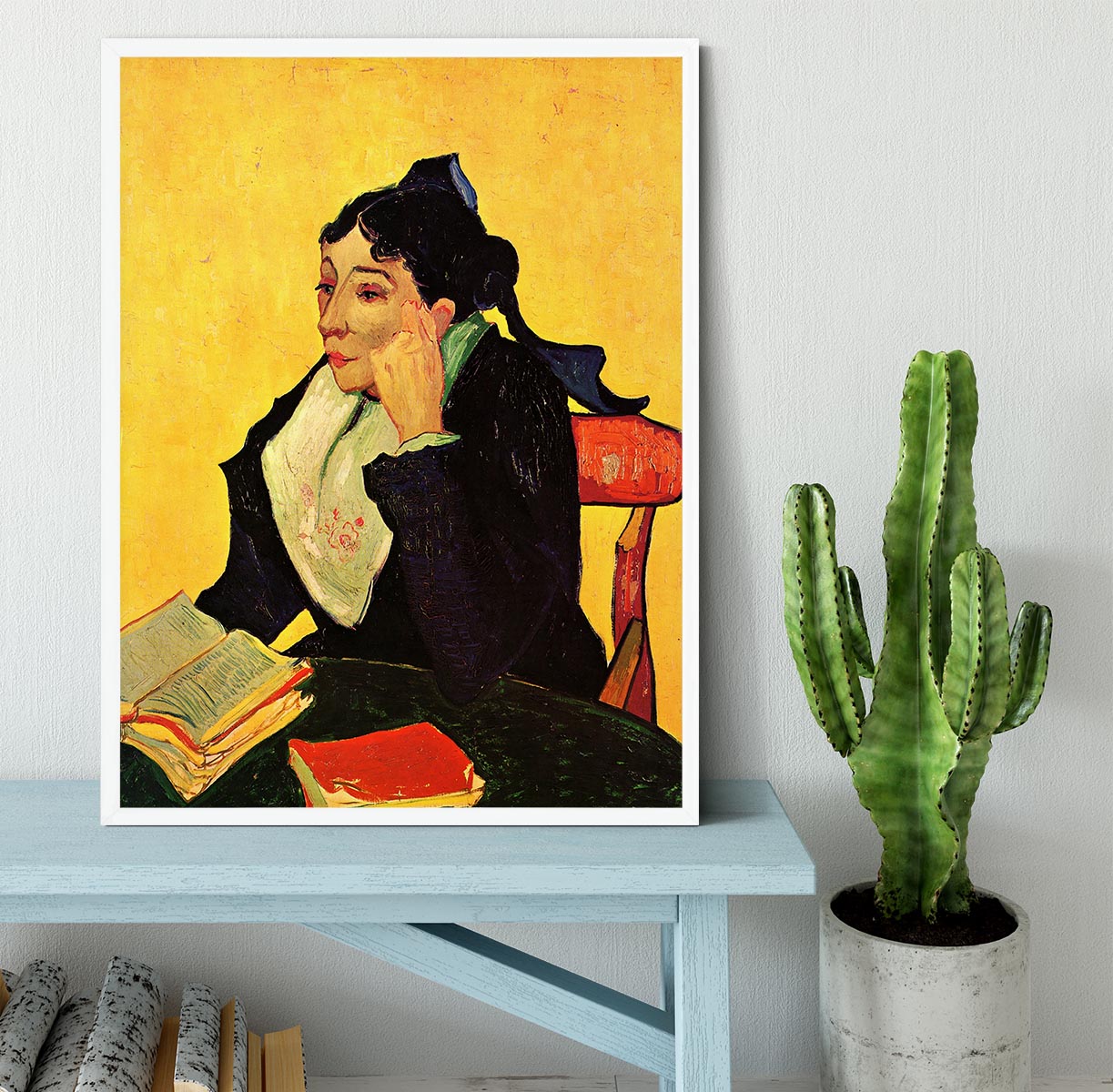 Arlesienne by Van Gogh Framed Print - Canvas Art Rocks -6