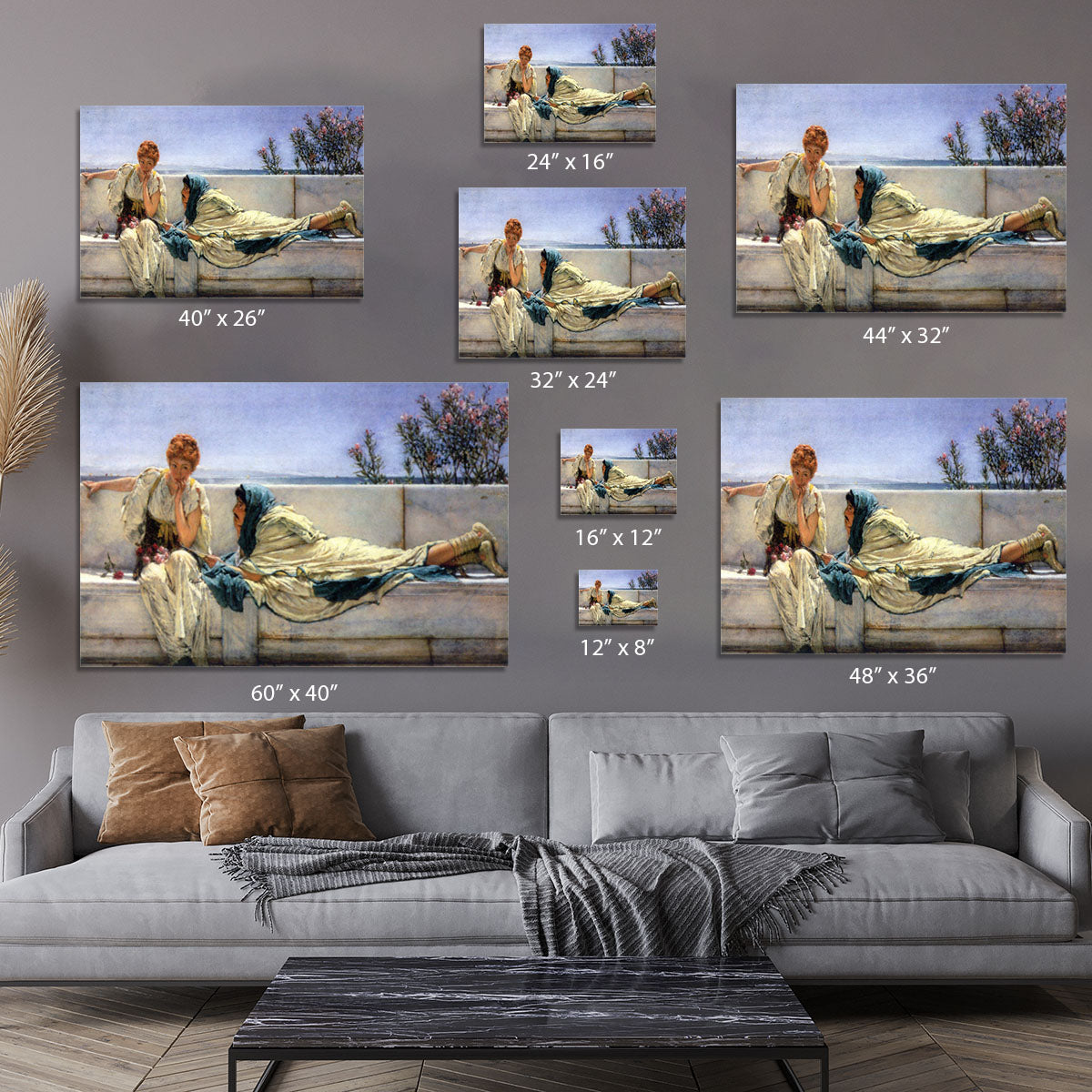 Asking by Alma Tadema Canvas Print or Poster - Canvas Art Rocks - 7