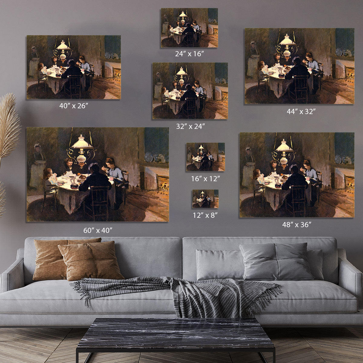 At the Table by Monet Canvas Print or Poster - Canvas Art Rocks - 7