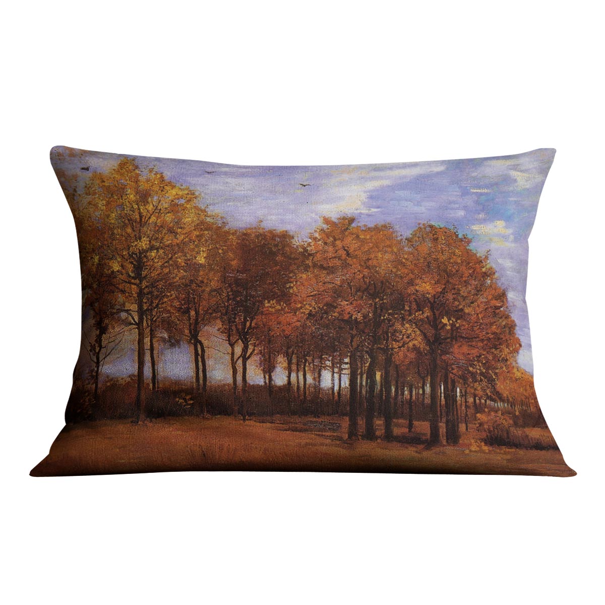 Autumn Landscape by Van Gogh Cushion