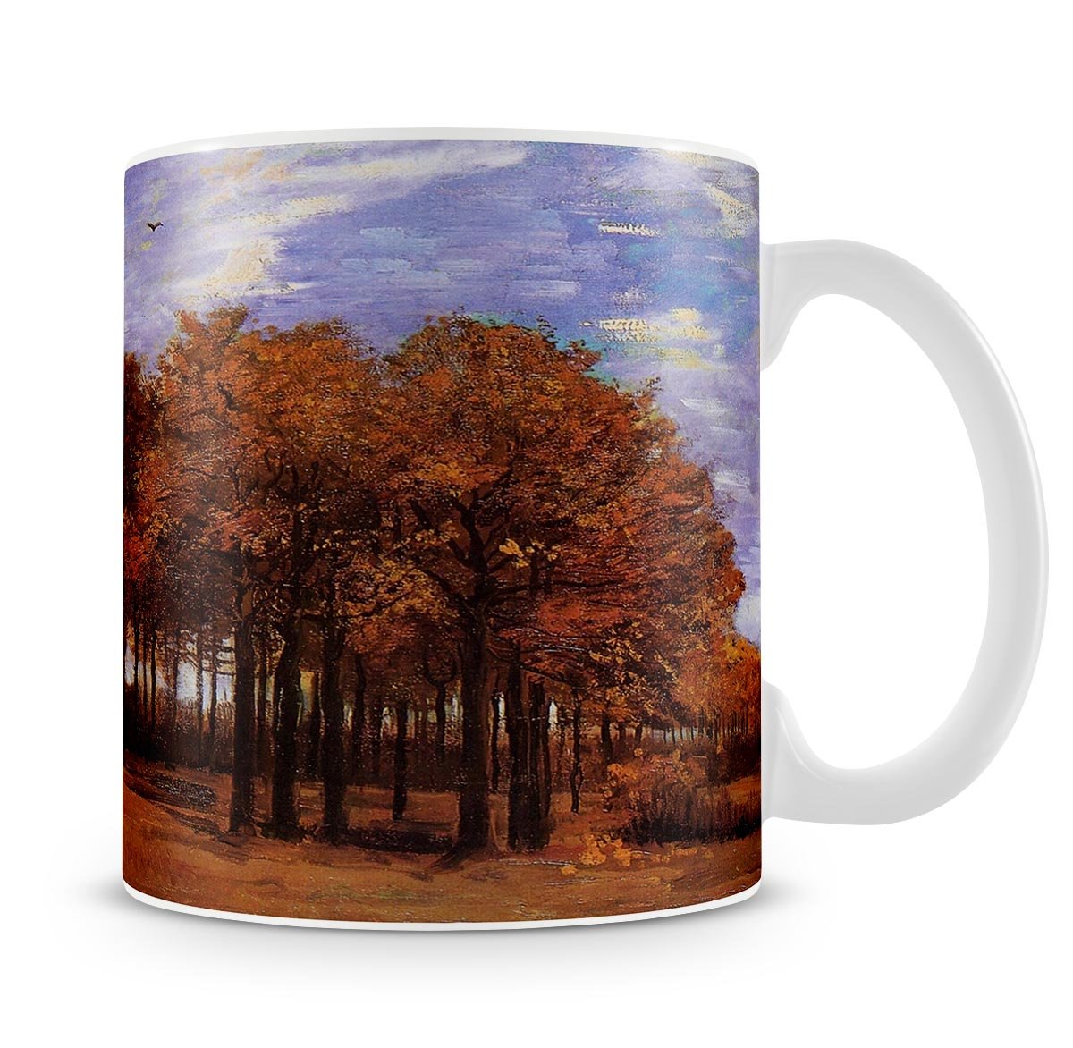 Autumn Landscape by Van Gogh Mug - Canvas Art Rocks - 4