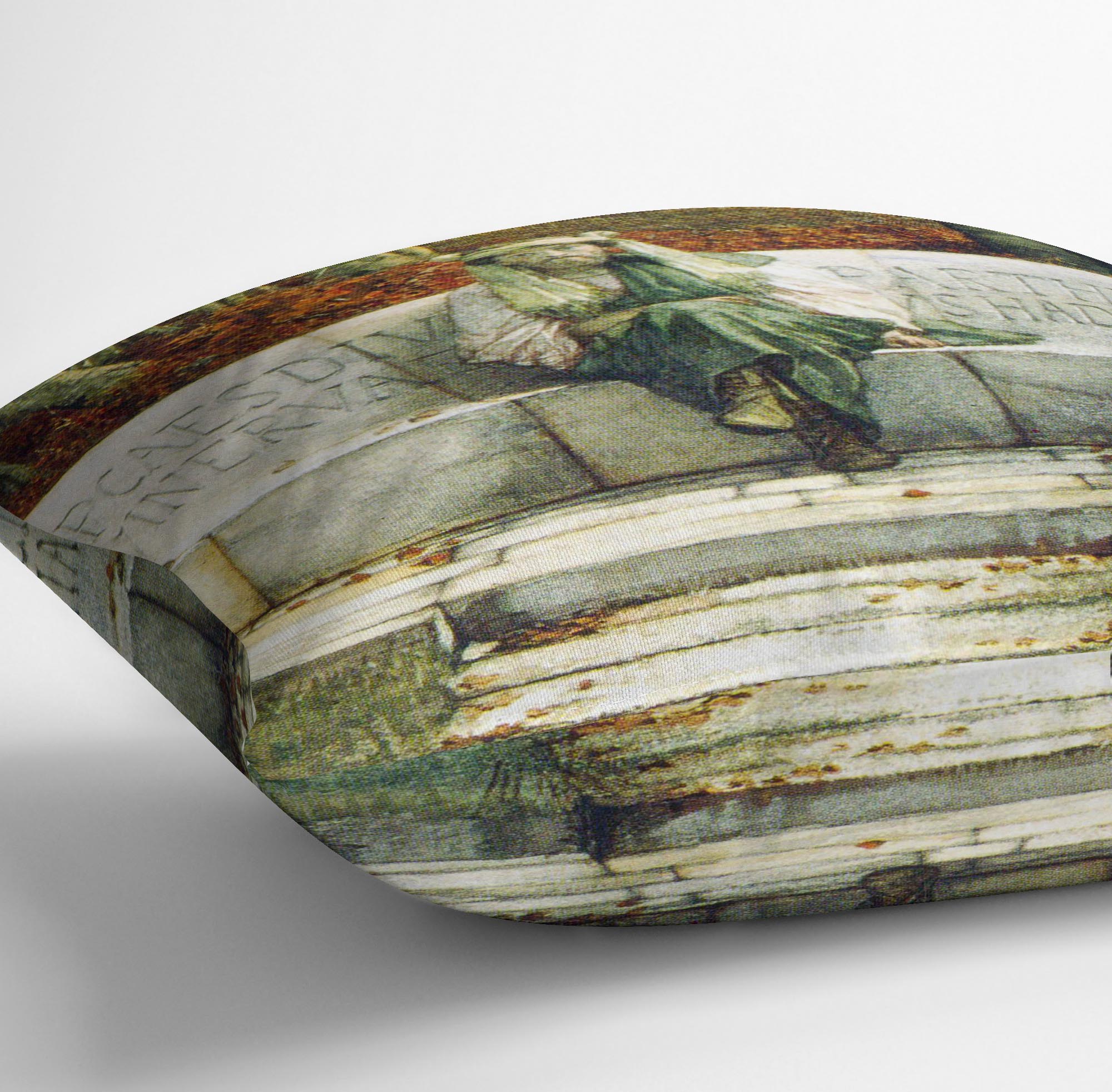 Autumn detail by Alma Tadema Cushion - Canvas Art Rocks - 3