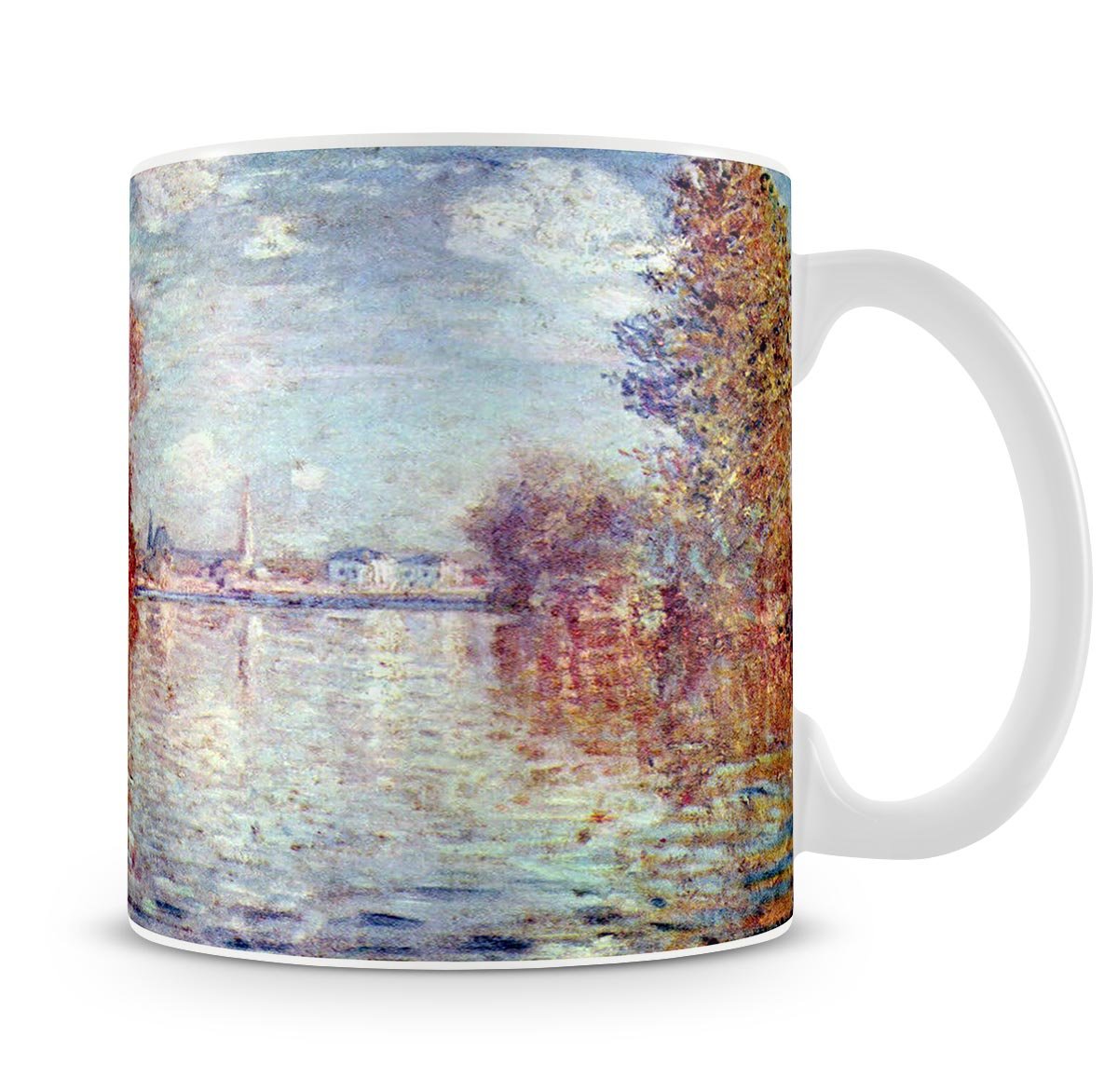 Autumn in Argenteuil by Monet Mug - Canvas Art Rocks - 4