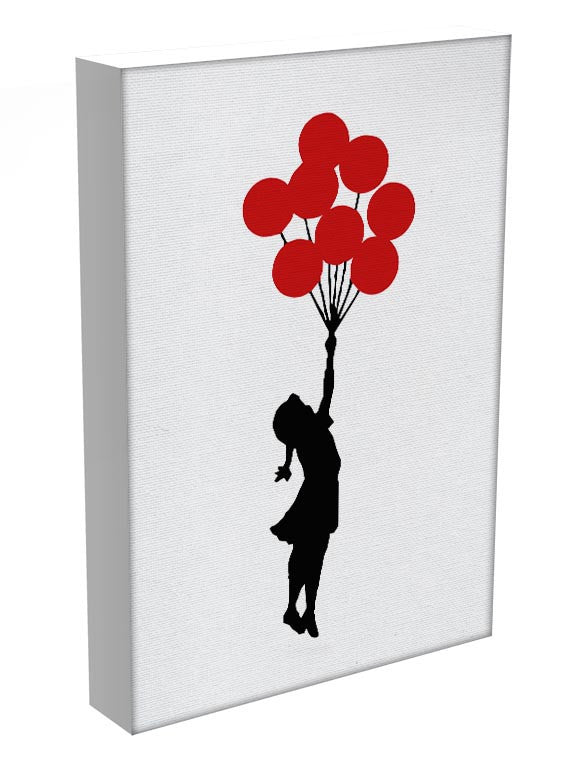 Banksy Flying Balloon Girl Print - Canvas Art Rocks - 2