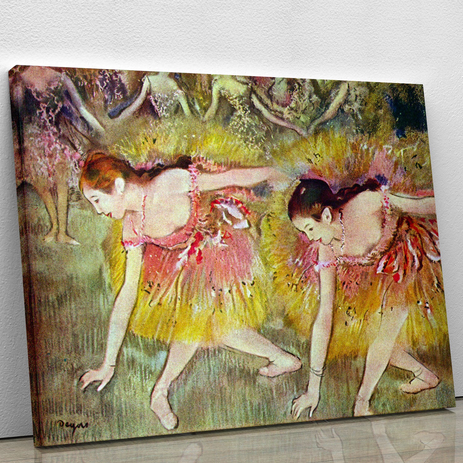 Ballet dancers by Degas Canvas Print or Poster - Canvas Art Rocks - 1