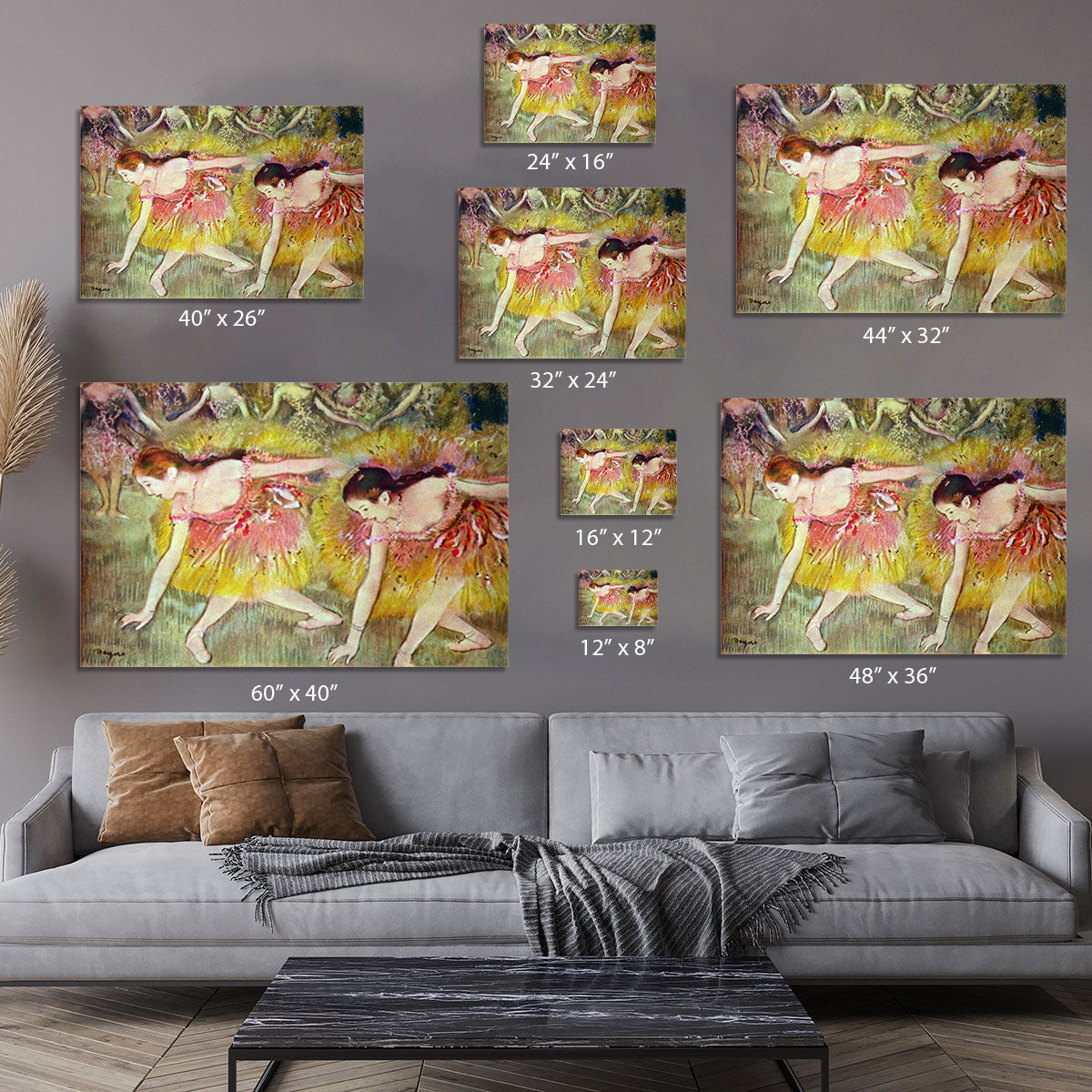 Ballet dancers by Degas Canvas Print or Poster - Canvas Art Rocks - 7