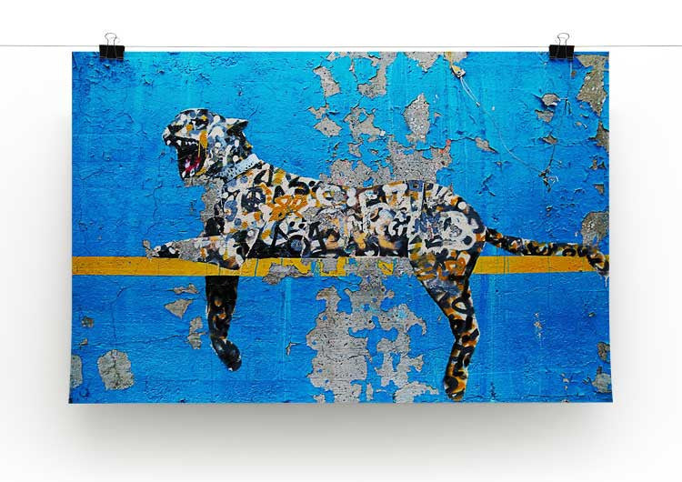 Banksy Cheetah Print - Canvas Art Rocks - 2