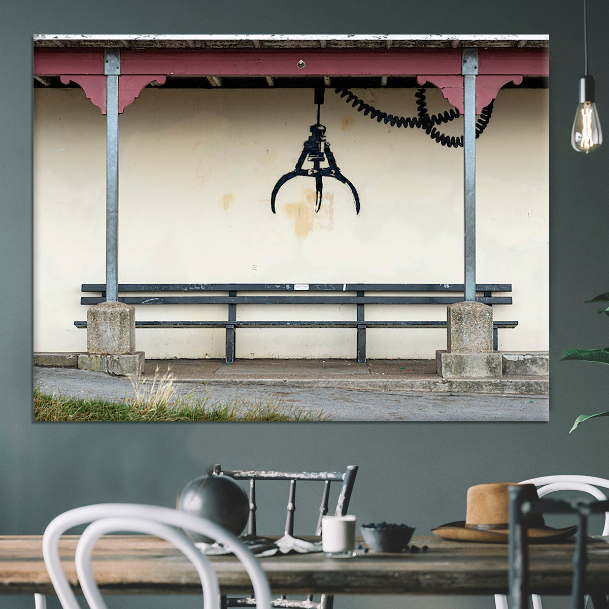 Banksy Amusement Arcade Crane Canvas Print or Poster - Canvas Art Rocks - 3