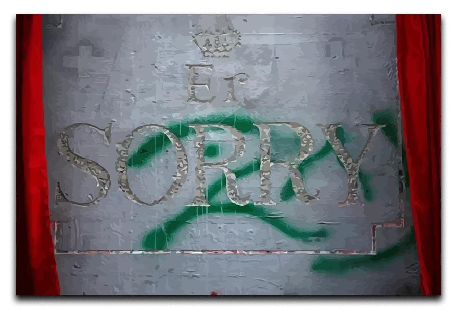 Banksy Apology Party For Palestinians Canvas Print or Poster - Canvas Art Rocks - 1