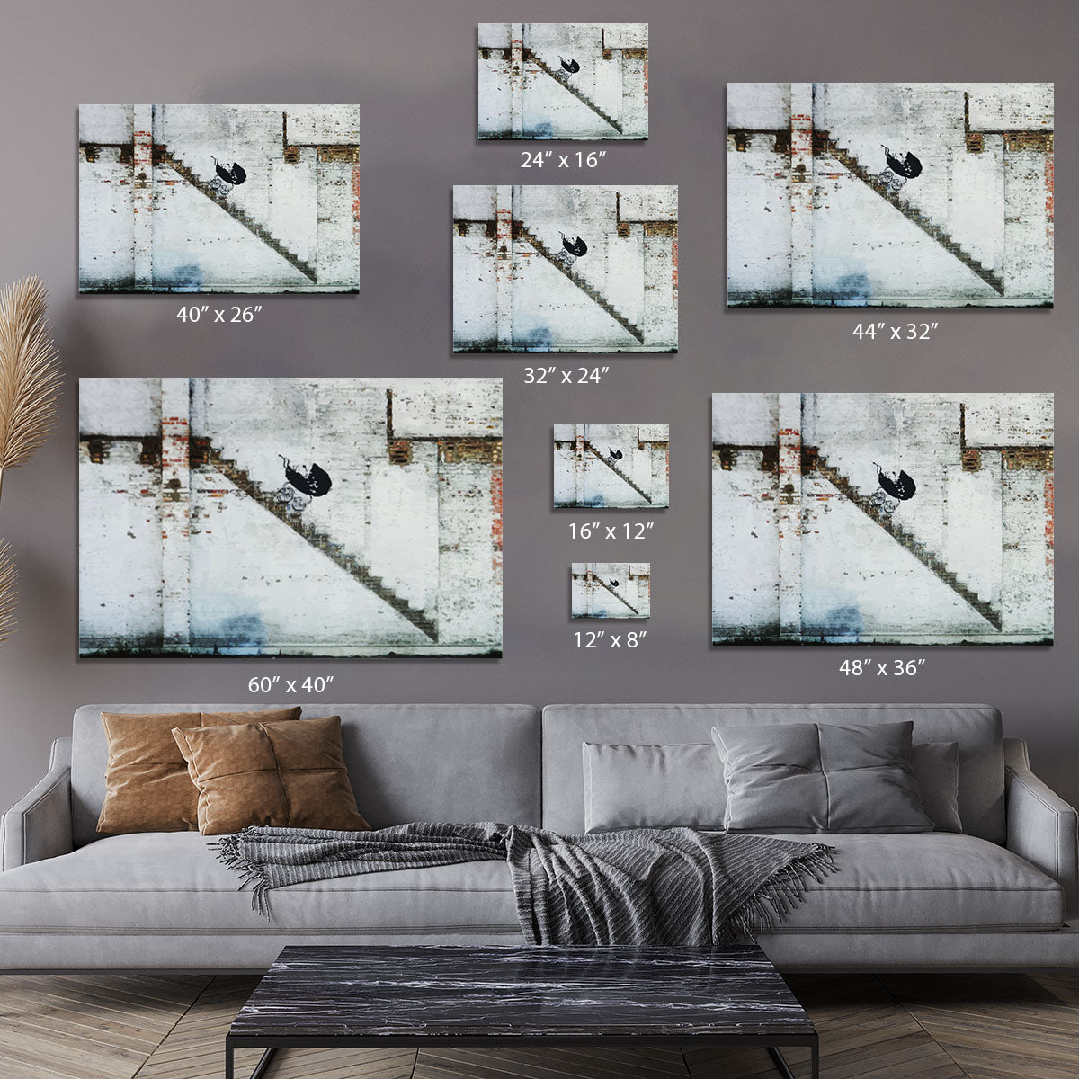 Banksy Baby Carriage Canvas Print or Poster - Canvas Art Rocks - 7