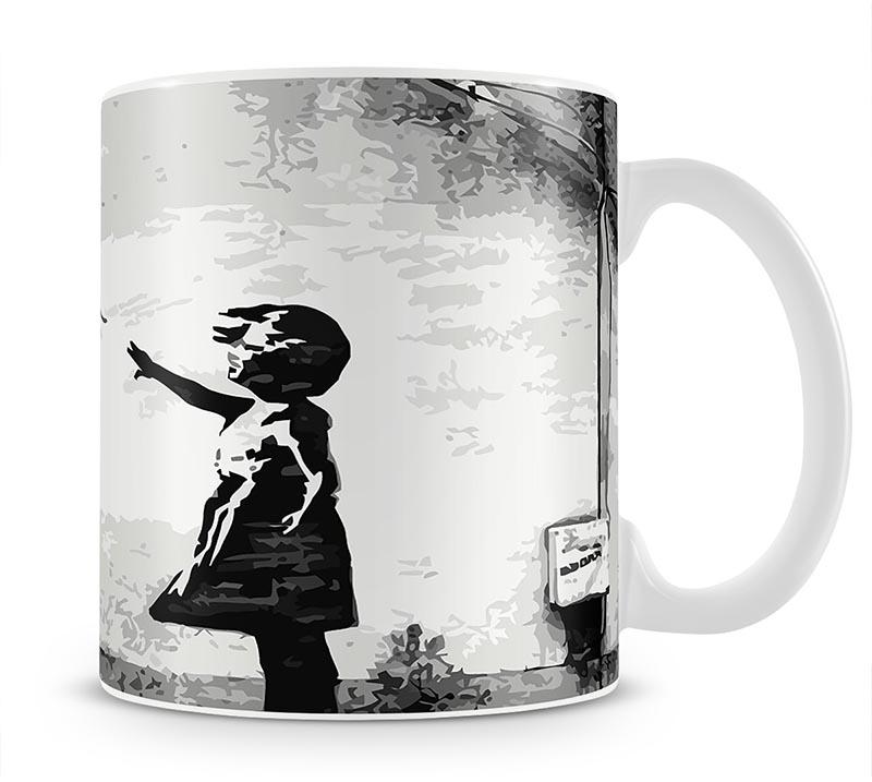 Banksy Balloon Girl Love Heart Mug - Canvas Art Rocks - 1