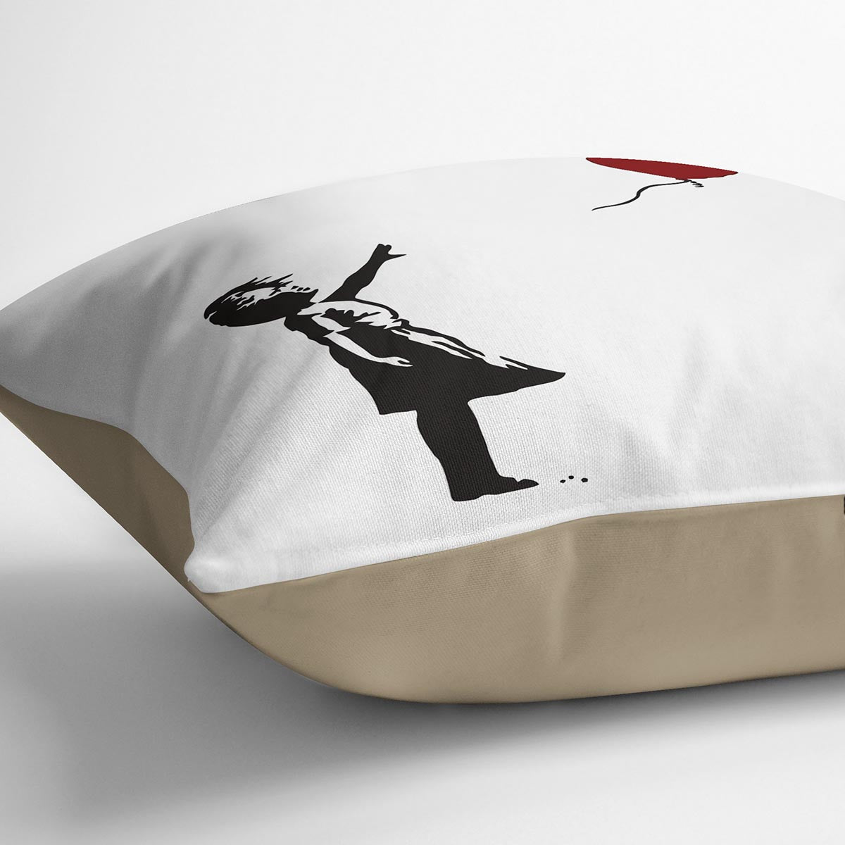 Banksy Balloon Heart Girl Cushion