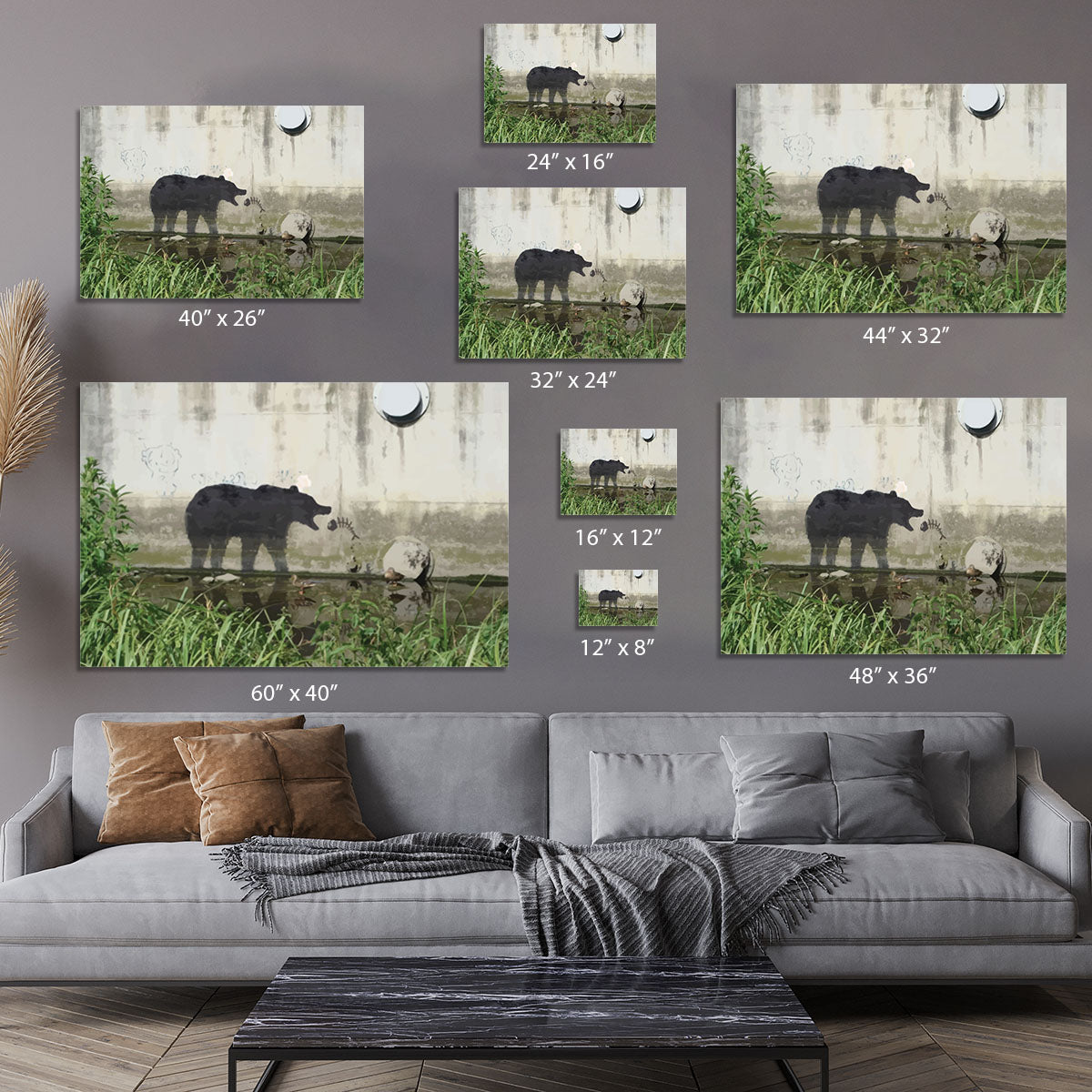 Banksy Bear Canvas Print or Poster - Canvas Art Rocks - 7