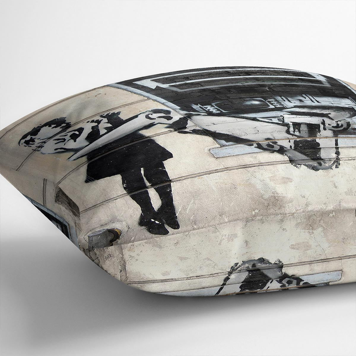 Banksy Cash Machine Girl Cushion