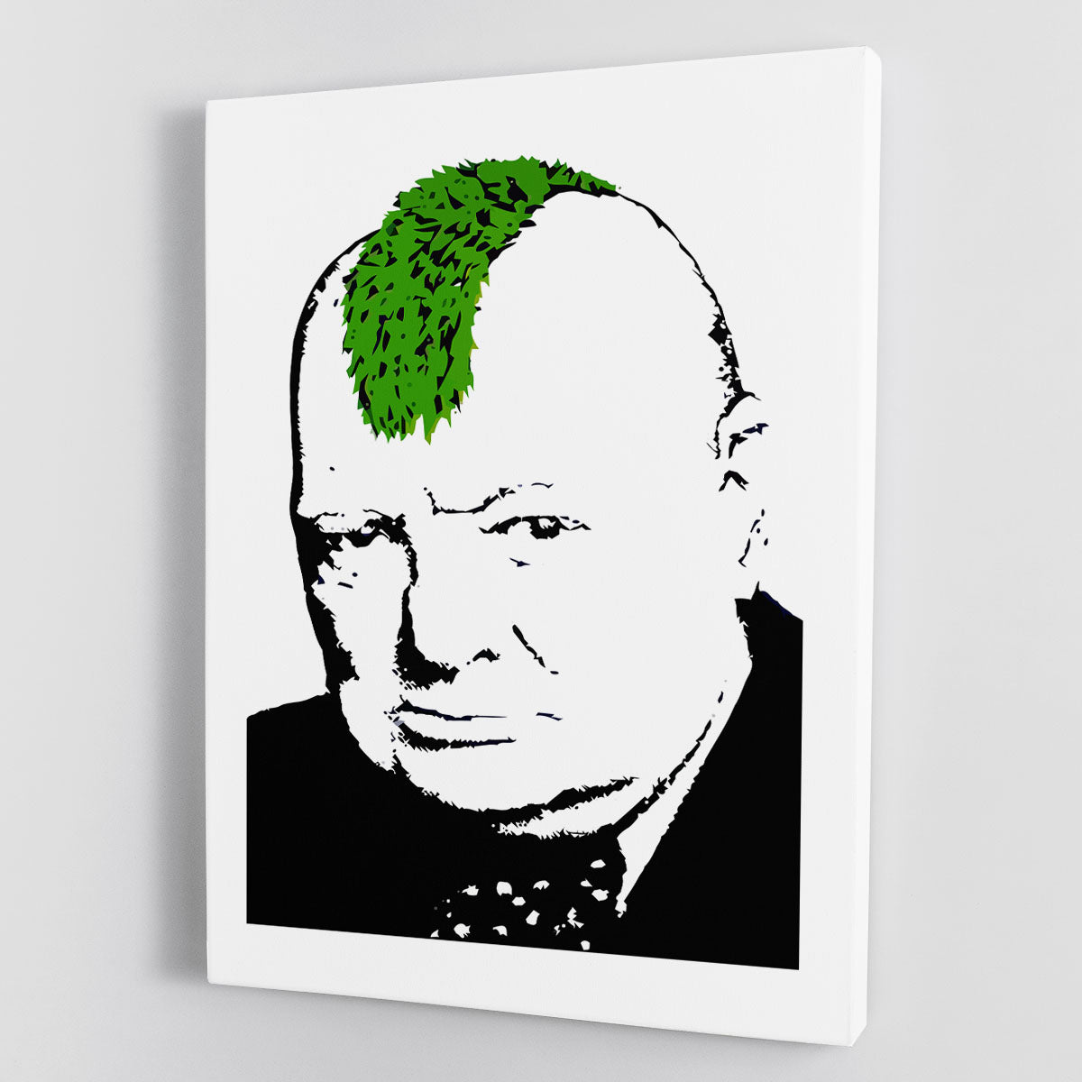 Banksy Churchill Turf War Canvas Print or Poster - Canvas Art Rocks - 1
