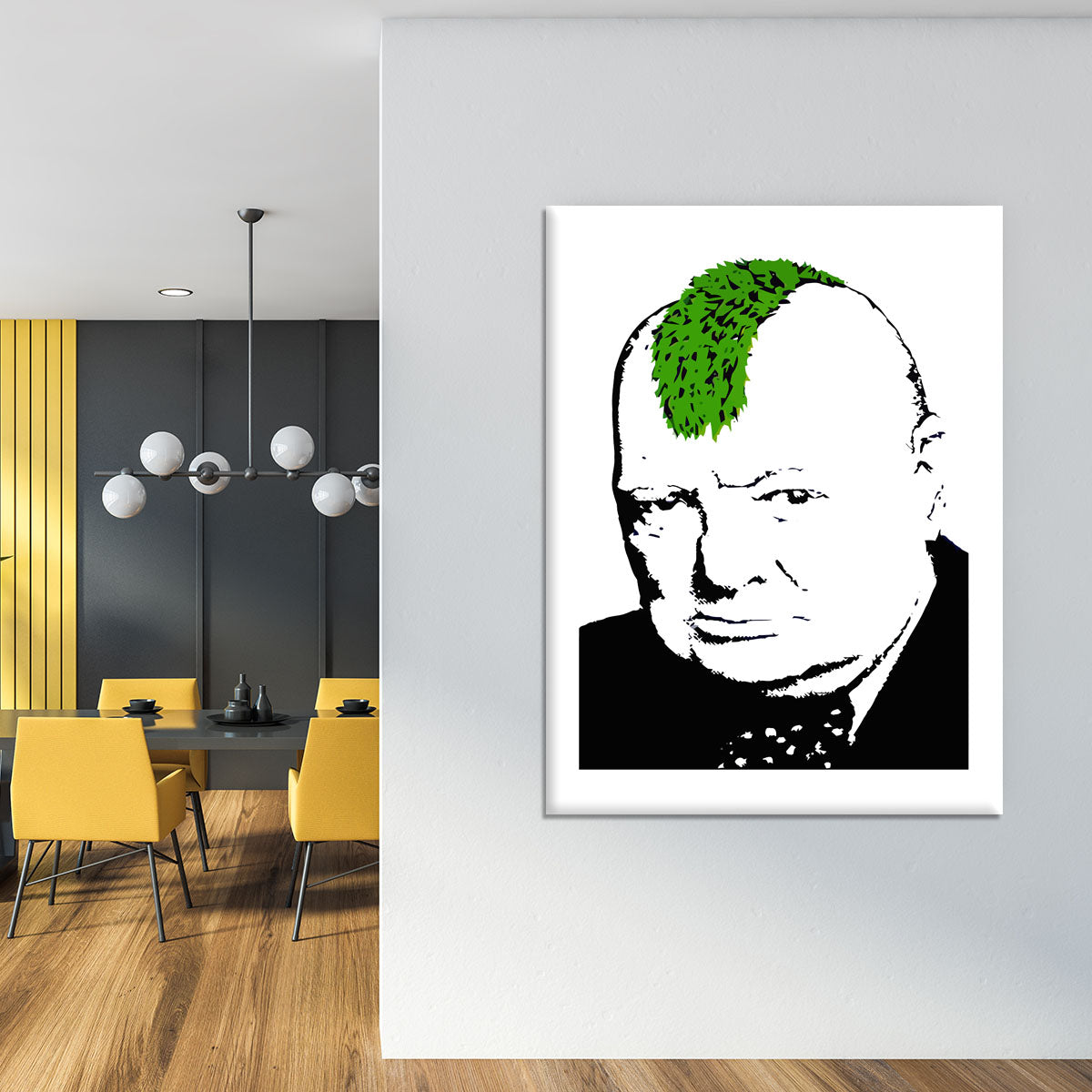 Banksy Churchill Turf War Canvas Print or Poster - Canvas Art Rocks - 4
