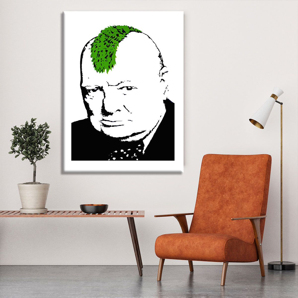 Banksy Churchill Turf War Canvas Print or Poster - Canvas Art Rocks - 6