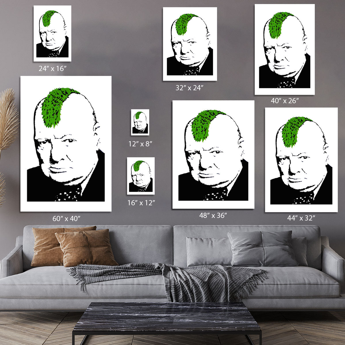 Banksy Churchill Turf War Canvas Print or Poster - Canvas Art Rocks - 7